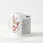 Tasse de crête de famille de Meyer (Devant gauche)