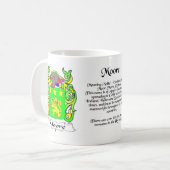 Tasse de crête de famille de Moore (Devant gauche)