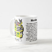 Tasse de crête de famille de Moralès (Devant gauche)