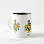 Tasse de crête de famille de Pelly (Devant gauche)