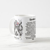 Tasse de crête de famille de ponceuses (Devant gauche)