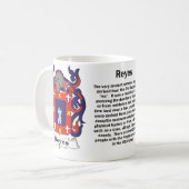 Tasse de crête de famille de Reyes (Devant gauche)