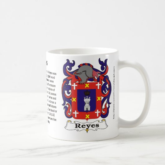Tasse de crête de famille de Reyes (Droite)