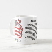 Tasse de crête de famille de Rivera (Devant gauche)