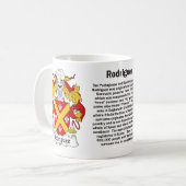 Tasse de crête de famille de Rodriguez (Devant gauche)