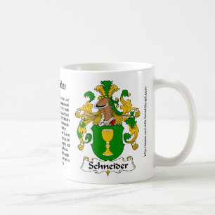 Tasse de crête de famille de Schneider