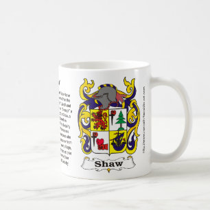 Tasse de crête de famille de Shaw