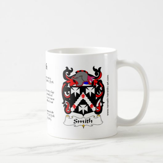 Tasse de crête de famille de Smith (Droite)