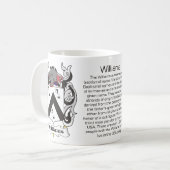 Tasse de crête de famille de Williams (Devant gauche)