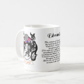Tasse de crête de famille d'Edwards (Devant gauche)
