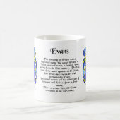 Tasse de crête de famille d'Evans (Centre)