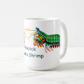 Tasse de crevette de mante de paon (Devant droit)