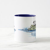 Tasse de crocodile de natation (Centre)