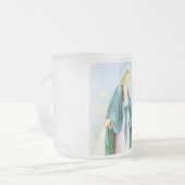 Tasse de croissant de lune de Vierge Marie (Devant gauche)