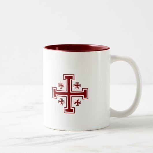 Tasse de croix de Jérusalem (Droit)