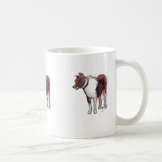 Tasse de croquis de border collie