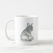 Tasse de croquis de bouledogue français (Gauche)