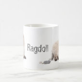 Tasse de croquis de chaton de Ragdoll (Centre)