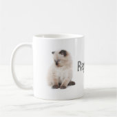 Tasse de croquis de chaton de Ragdoll (Gauche)