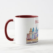 Tasse de croquis de couleur de Philadelphie (Gauche)