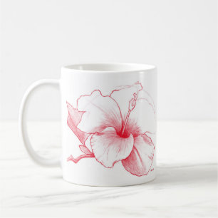 Tasse de croquis de ketmie