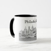 Tasse de croquis de Philadelphie (Devant gauche)