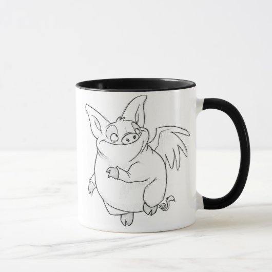 Tasse de croquis de porc de vol (Droite)