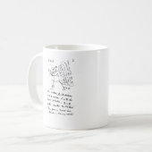 Tasse de croquis de vie de Darwin "arbre" (Devant gauche)