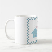 Tasse de CTC avec les maisons bleues (Gauche)