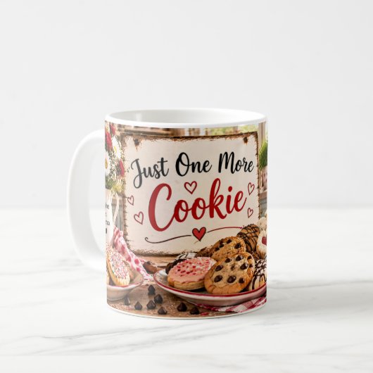 Tasse de cuisson avec juste un cookie de plus (Devant gauche)
