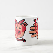 Tasse de Cupig de cupidon de porc (Centre)