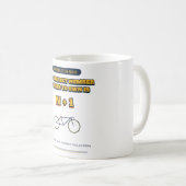 Tasse de cyclisme drôle (Devant droit)