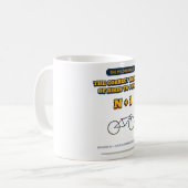 Tasse de cyclisme drôle (Devant gauche)