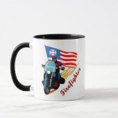 Tasse de cycliste de sapeur-pompier (Gauche)