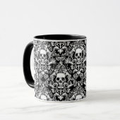 Tasse de damassé de crâne (Devant gauche)
