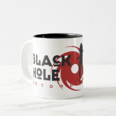 Tasse de "danse" d'enregistrements de trou noir (Devant gauche)