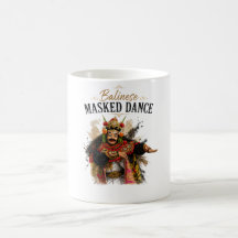 Tasse de danse masquée balinaise