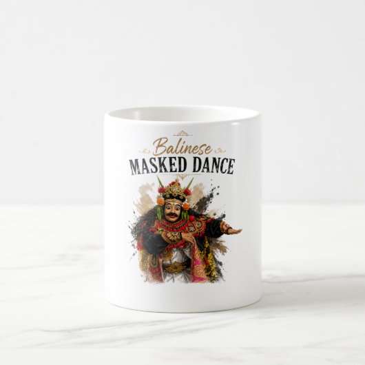 Tasse de danse masquée balinaise (Centre)