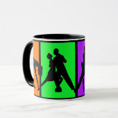 TASSE DE DANSEURS DE SALLE DE BAL (Devant gauche)