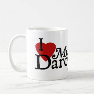 Tasse de Darcy de coeur de Jane Austen