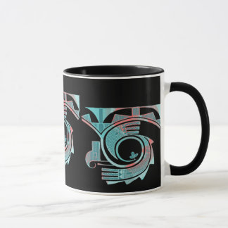 Tasse de Darkside d'aube de turquoise