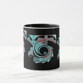 Tasse de Darkside d'aube de turquoise (Centre)