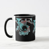 Tasse de Darkside d'aube de turquoise (Gauche)