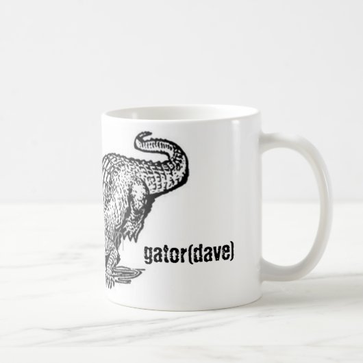 tasse de dave d'alligator (Droite)