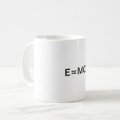 Tasse de ² d'E=MC (Devant gauche)