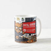 Tasse de débogage de crash de Cat.exe (Devant droit)
