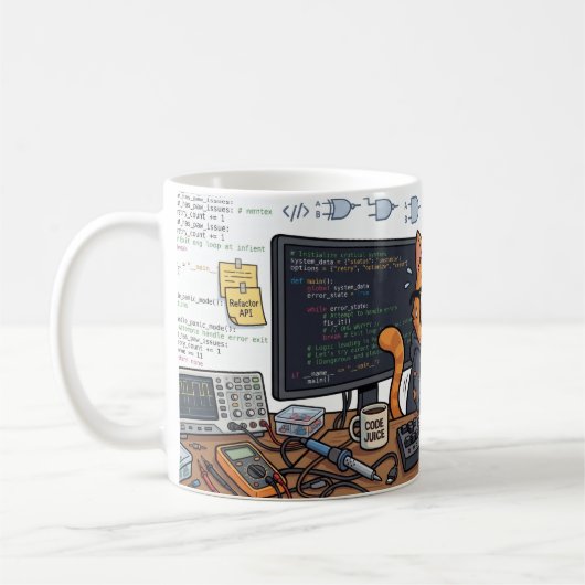 Tasse de débogage de crash de Cat.exe (Gauche)