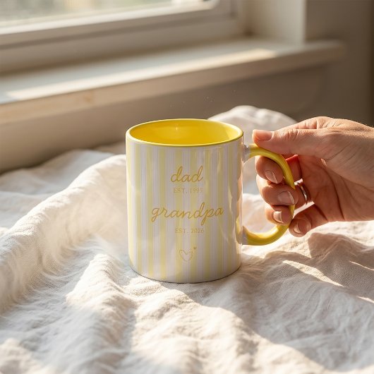 Tasse de déclaration de cadeau de père à grand-pèr