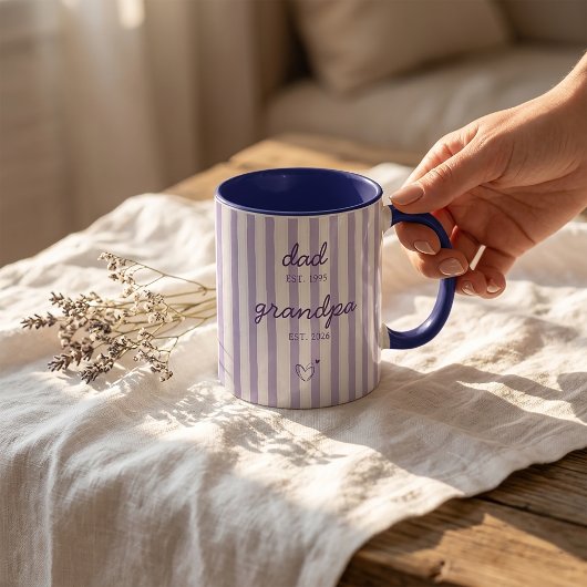 Tasse de déclaration de cadeau de père à grand-pèr