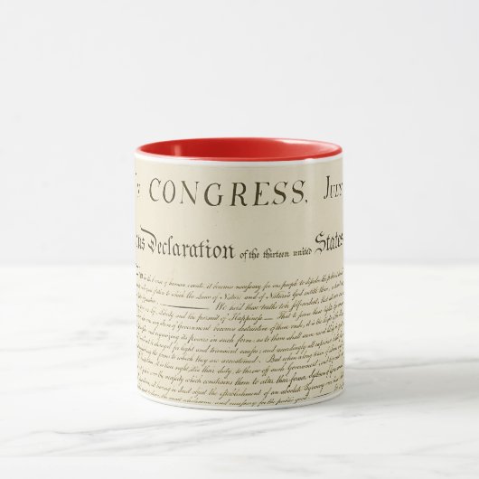Tasse de déclaration d'indépendance (Centre)